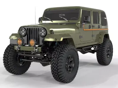 Kalaber Jeep Cj8 1985 3D model
