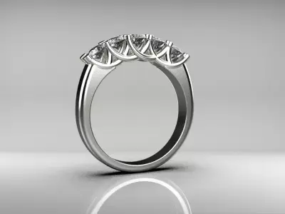 Gold Ring 3D print model