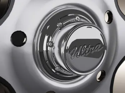 Cooper Discoverer AT3 Tire Ultra Rim Mid-poly PBR 3D model