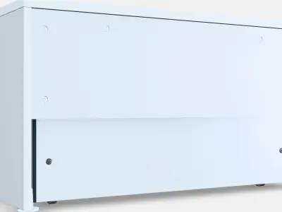 SMASTAD Bench with toy storage 5 Low-poly 3D model