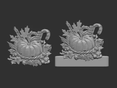 pumpkin decor  3D print model