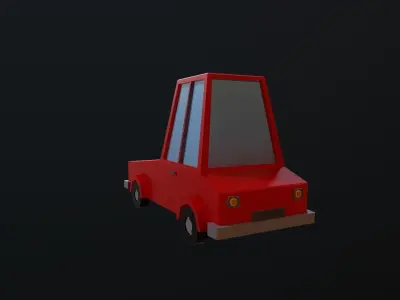 Car Low-poly 3D model