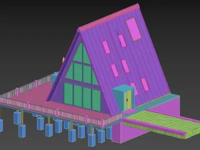 A - Frame tiny house   3D model