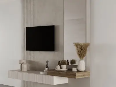 Bedroom Furniture Composition 02 3D model