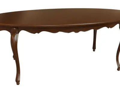 Classic wood table 2100 3D model