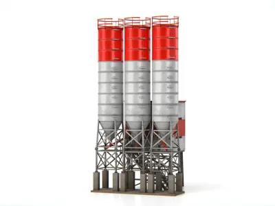 Construction Site Asset Low-poly 3D model