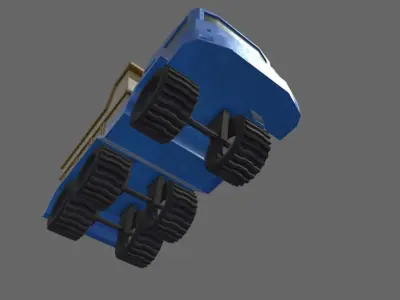 Truck Toy Low-poly 3D model
