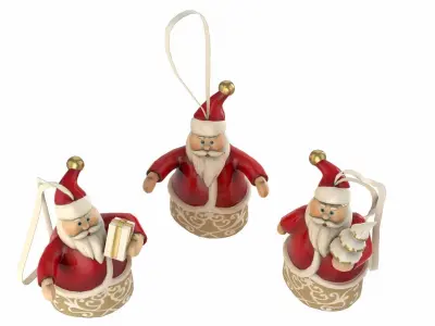 Santa Decoration 3D model
