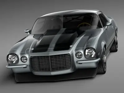 Chevrolet Camaro Pro Touring 1970  3D model