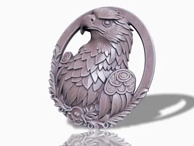 EAGLE RELIEF FOR CNC AND 3D PRINTING 3D print model