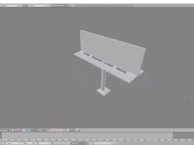 billboard Free low-poly 3D model
