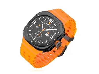 Samsung Galaxy Watch Ultra Titanium Gray 3D model