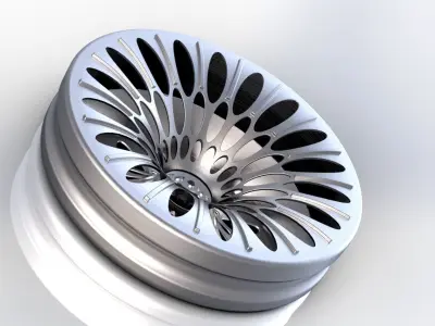 Car Rim 3D print model