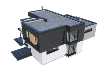 Modern house Gelly 3D model