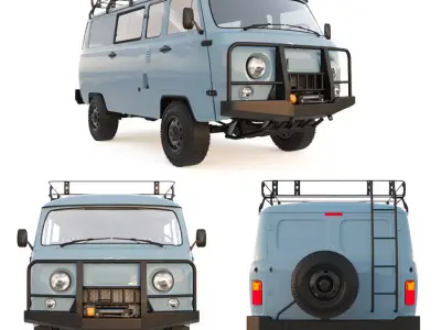 UAZ SGR EXPEDITION VAN 3D model