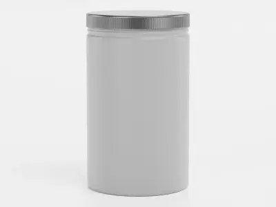 Universal Jar Container V3 - Product Packaging Low-poly 3D model