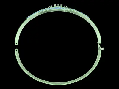 Yellow gold diamond Bangle-PBG-026 DIA 3D print model