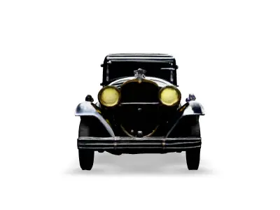 Classic Vintage Car 3D Model Low-poly 3D model