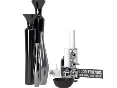 Accessories set 02 3D model