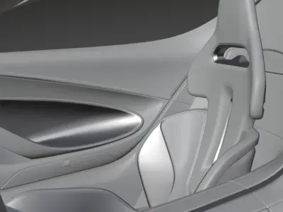 2025 Bugatti Tourbillion - Ready for Animation 3D model