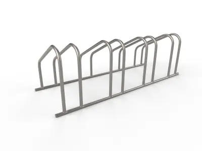 Bike Rack M06 Low-poly 3D model