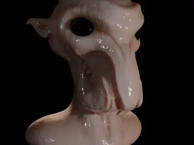Alien character Free 3D model purchase