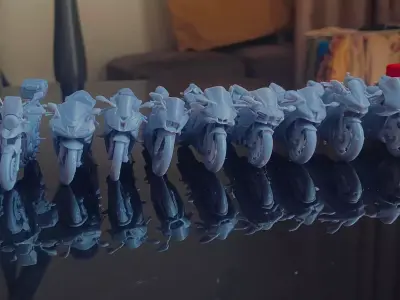 Collection of 20 motorbikes 3D print model