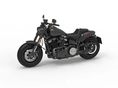 Harley Davidson Flat Bob 114 3D model