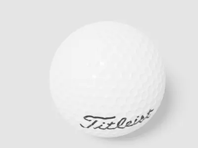 titleist golf ball 3D model
