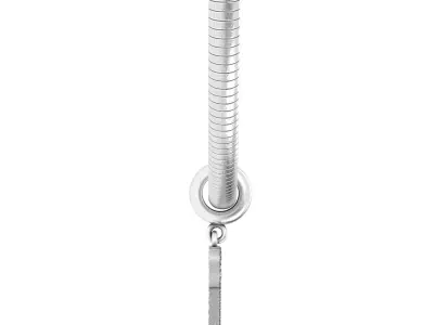 Key with gems Charm 3D print model