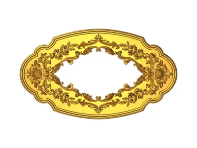 carved frame 3D model 65