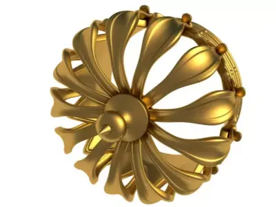 Gold Crown 3D model
