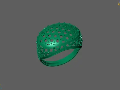 Plain Ring Women Ready STL 3DM Models Womens Rings 3D models 3D print model 75