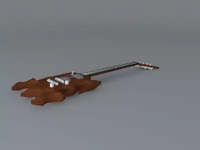 Insectoid guitar Free 3D model