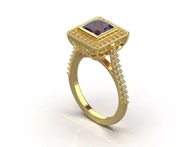 ring code 140 3D print model