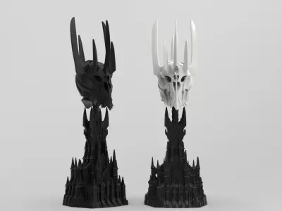 Sauron Tower Display  Lord of the Rings Statue 3D print model