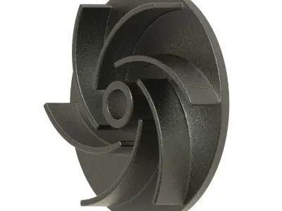Premium Semi Open Impeller 3D print model
