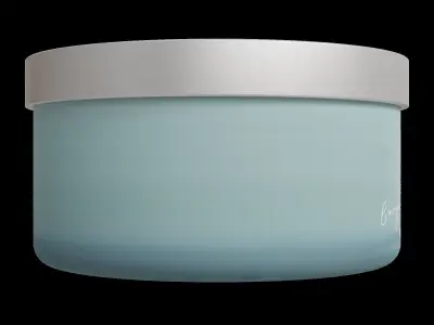 3-Wick 14oz Candle Low-poly 3D model