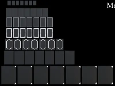 Old Magic Spells Books Low-poly 3D model