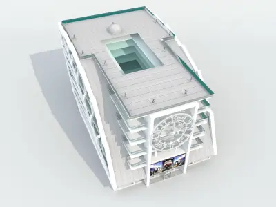 Office center 3D model