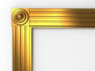 Carved Picture Frame 3D model