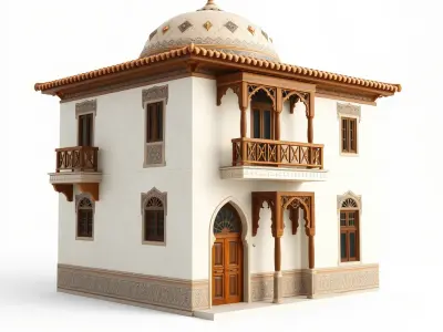 Traditional Indian House Model Pack Low-poly 3D model