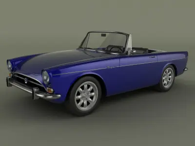Sunbeam Tiger 3D model