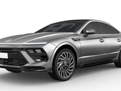 Hyundai Sonata 2024 Low-poly 3D model