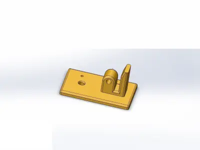 Universal car stand for DVD tablet or phone 3D model