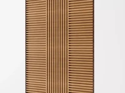 Wooden Wall Art Low-poly 3D model