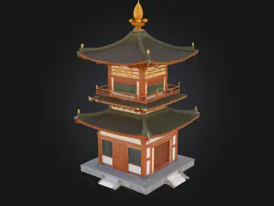 Pagoda Harmony 3D model