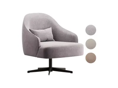 Chair Magnus Junior swivel 3D model