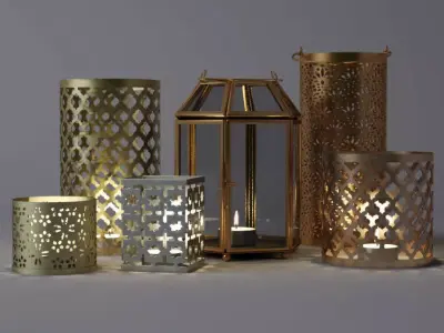 Tealightholders by HM Home 2 3D model