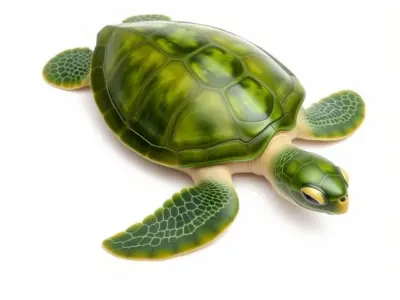 Green Sea Turtle Realistic Model Pack Low-poly 3D model